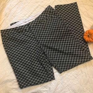 A.N.A. Black Pattern Pants
